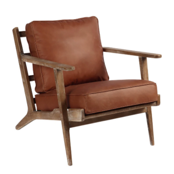 Junior Saddle Brown Sillón de acento